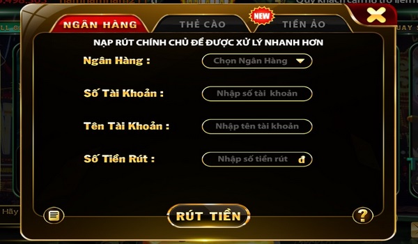 Phương thức Rút tiền Hitclub đa dạng