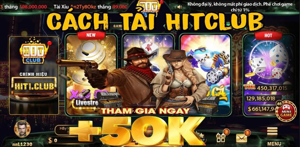 Các bước Tải Hitclub